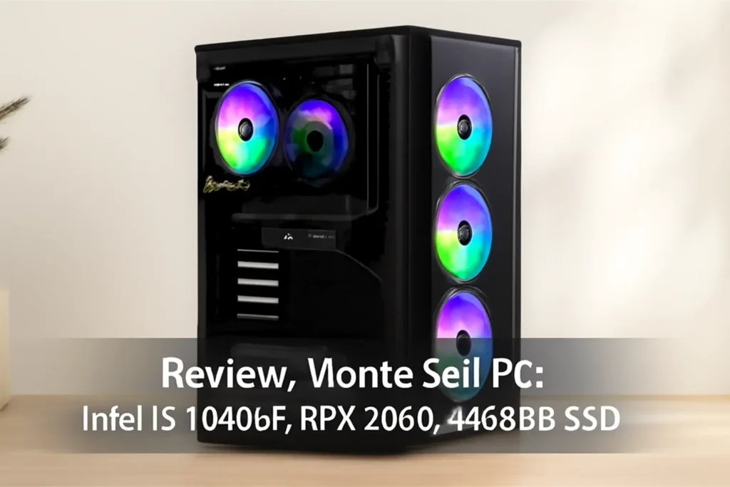 Monte seu PC: Intel i5-10400F, RTX 2060, 16GB, 480GB SSD