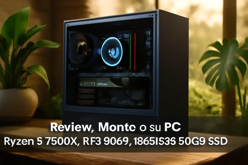 Monte seu PC: Ryzen 5 7600X, RTX 3060, 16GB DDR5, 512GB SSD