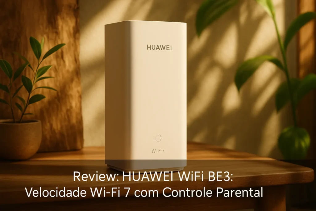 HUAWEI WiFi BE3: Velocidade Wi-Fi 7 com Controle Parental