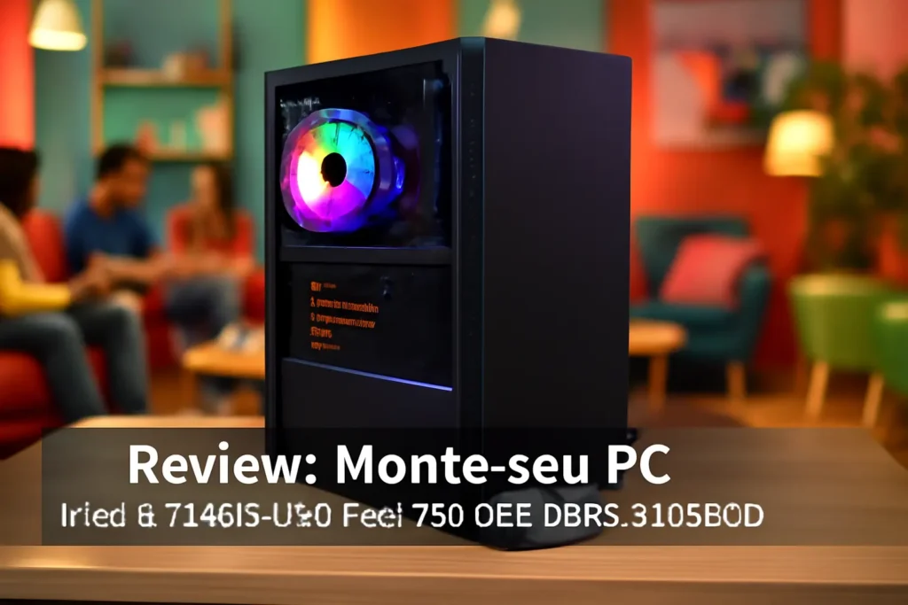 Monte seu PC: Intel i5-12400, UHD Intel 730, 8GB DDR4, 240GB SSD