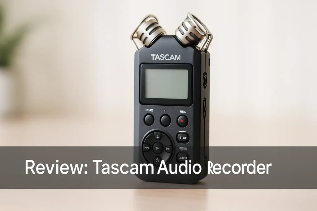 Top Cinco gravador de áudio Tascam