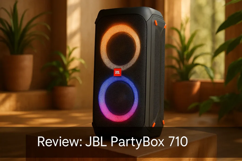 JBL PartyBox 710: Potência e Luzes para Festas Incríveis