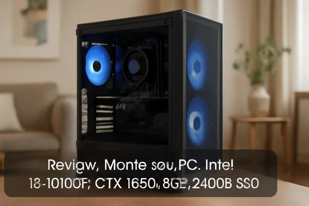 Monte seu PC: Intel i3-10100F, GTX 1650, 8GB, 240GB SSD