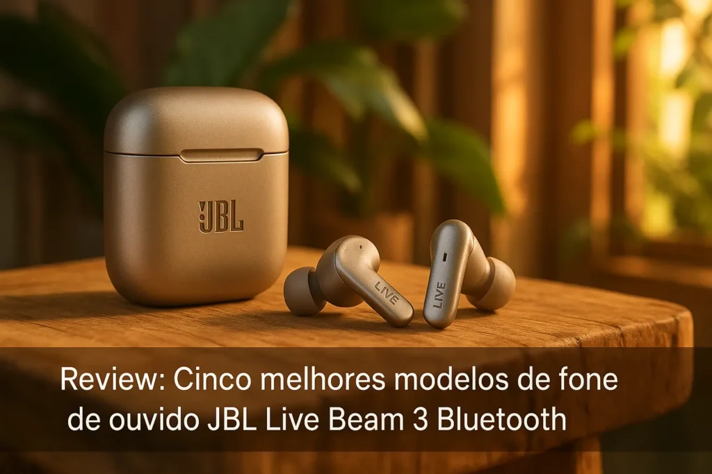 Cinco Melhores Modelos de fone de ouvido JBL live beam 3 bluetooth