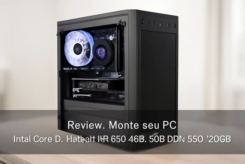 Monte seu PC: Intel Core i3, Radeon RX 550 4GB, 8GB DDR3, SSD 120GB