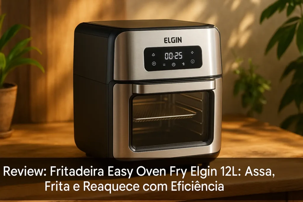 Fritadeira Easy Oven Fry Elgin 12L: Assa, Frita e Reaquece com Eficiência