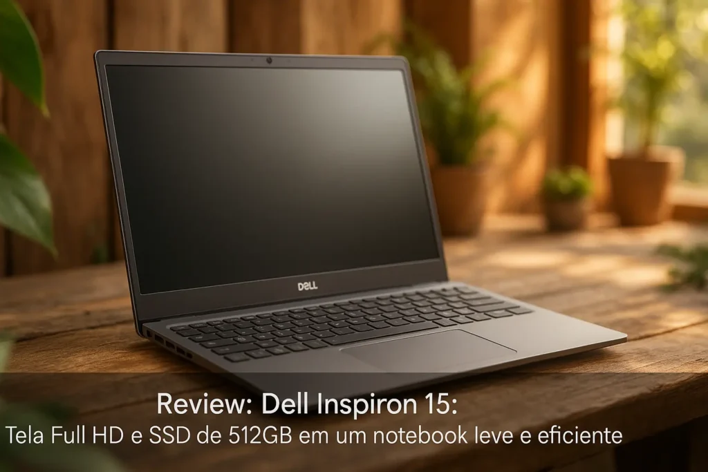 Dell Inspiron I15: Tela Full HD e SSD de 512GB em um notebook leve e eficiente