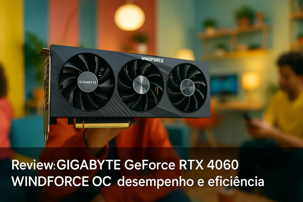 GIGABYTE GeForce RTX 4060 WINDFORCE OC: desempenho e eficiência