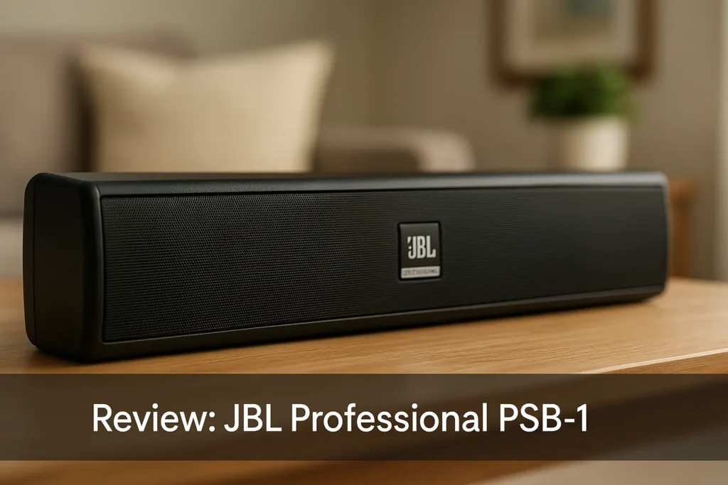 JBL Professional PSB-1: Som Profissional com Instalação Simplificada