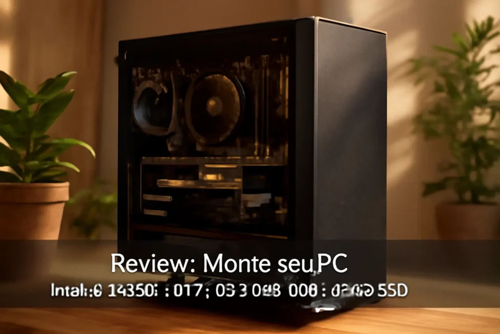 Monte seu PC: Intel i5-12400F, GTX 1060, 8GB DDR4, 240GB SSD