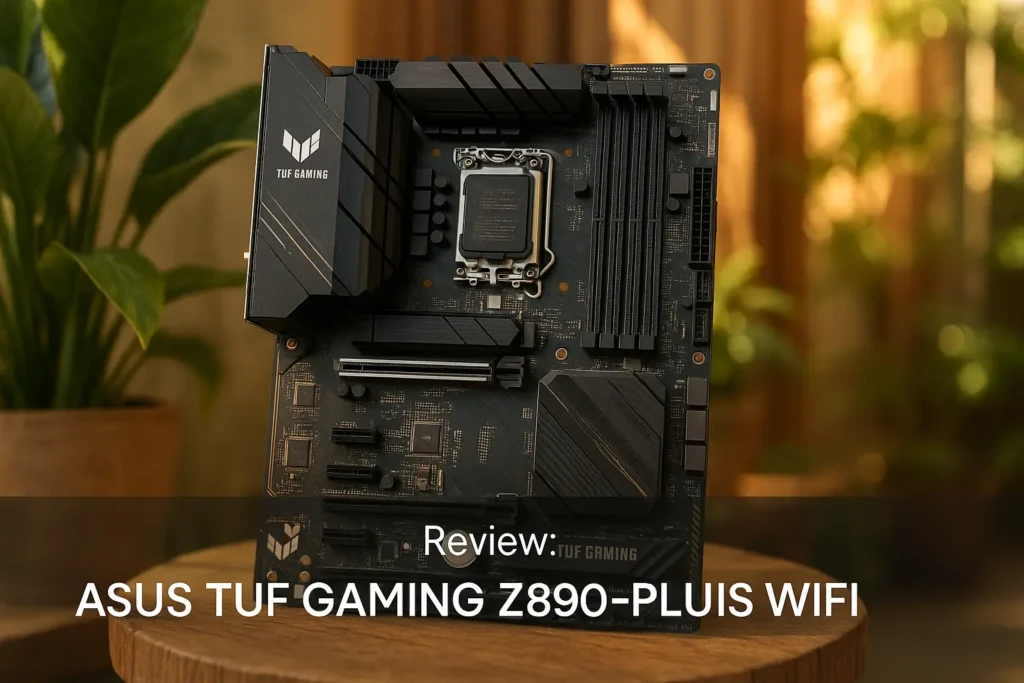 ASUS TUF GAMING Z890-PLUS WIFI: Placa-mãe robusta para gamers exigentes