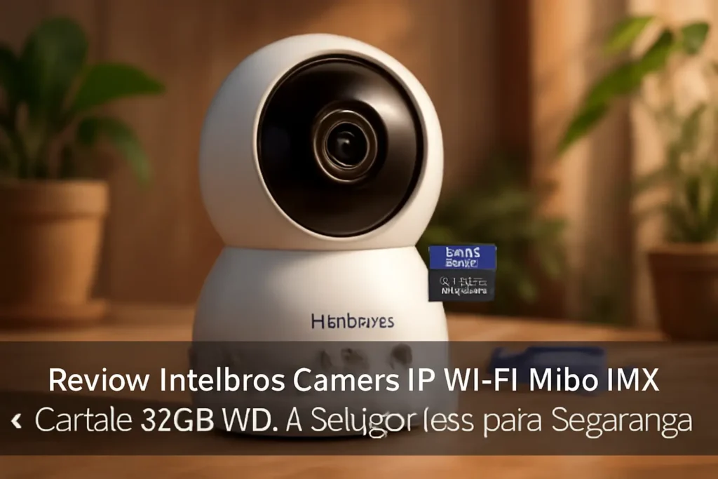 Intelbras Câmera IP Wi-Fi Mibo IMX + Cartão 32GB WD: A Solução Ideal para Sua Segurança