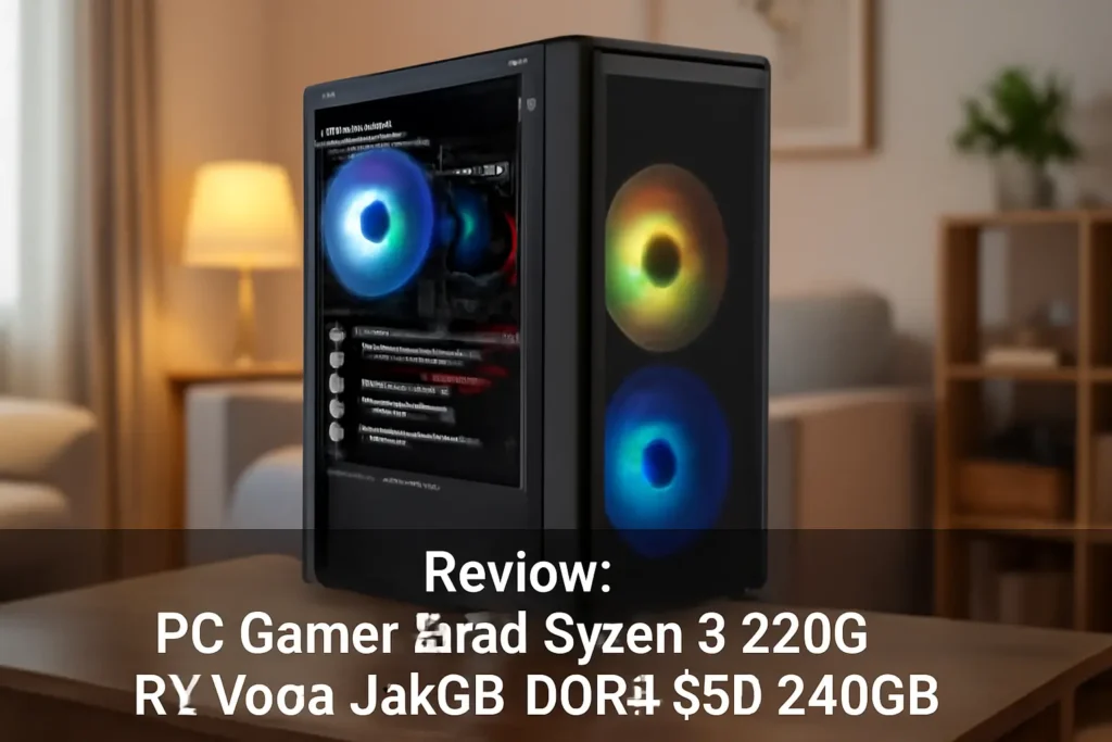 PC Gamer AM4 Ryzen 3 3200G RX Vega 2x4GB DDR4 SSD 240GB: Desempenho e Custo-benefício