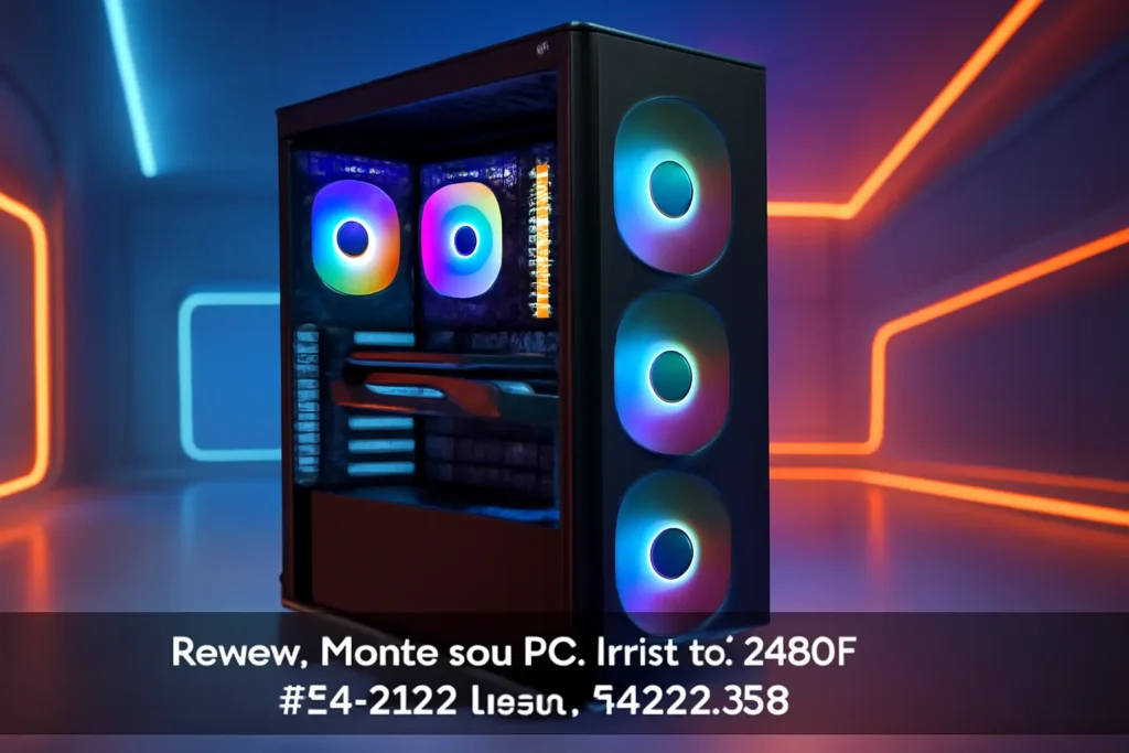 Monte seu PC: Intel i5-12400F, RTX 3060, 16GB, 480GB SSD