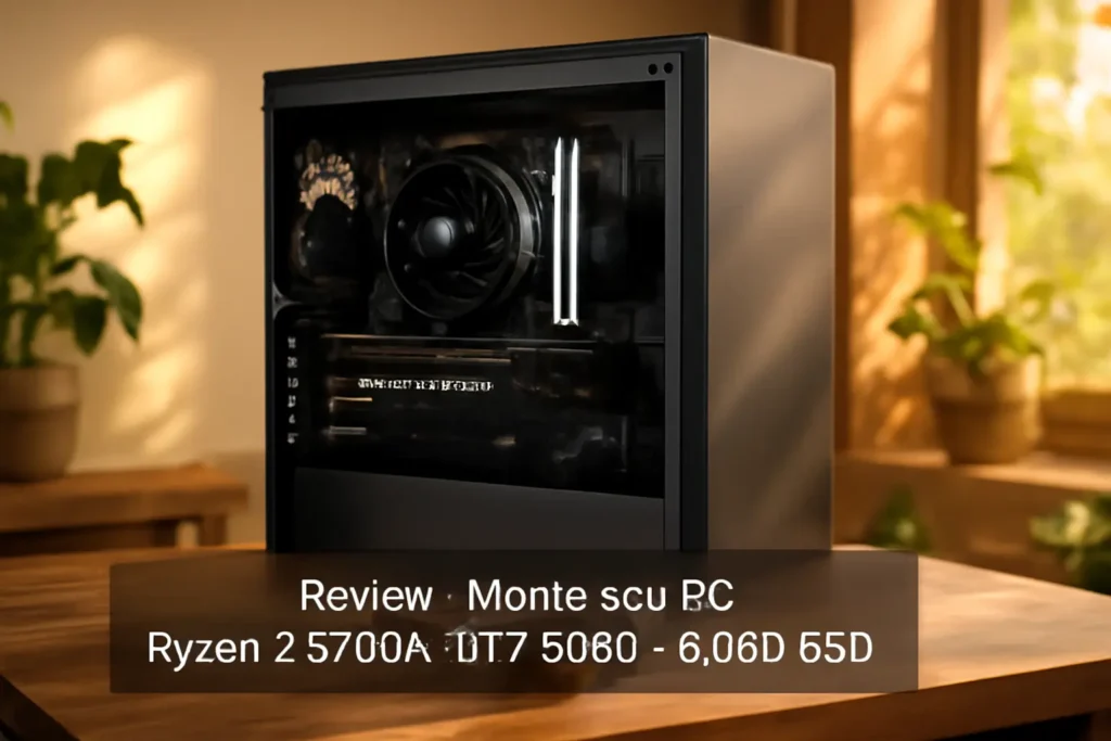 Monte seu PC: Ryzen 7 5700X, RTX 3060, 16GB, 480GB SSD