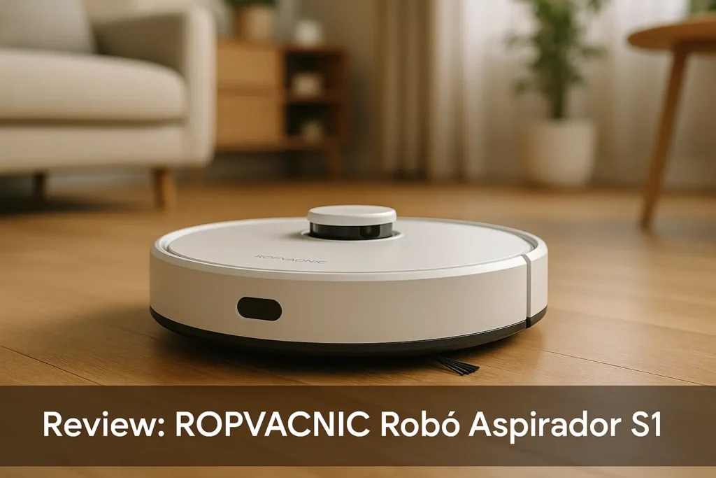 ROPVACNIC Robô Aspirador S1: Limpeza Inteligente e Sem Esforço