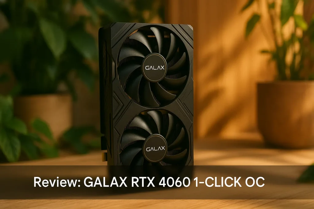 Placa de Vídeo GALAX RTX 4060 1-CLICK OC: Desempenho e Eficiência