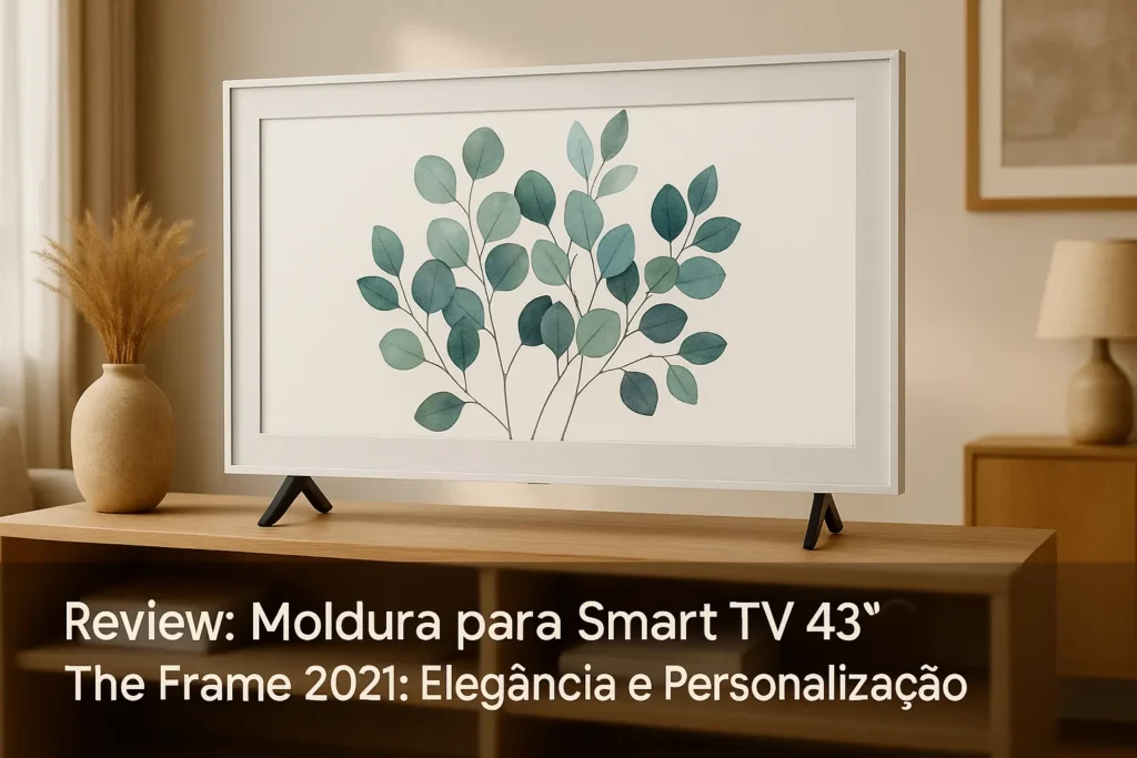 Moldura para Smart TV 43" The Frame 2021: Elegância e Personalização