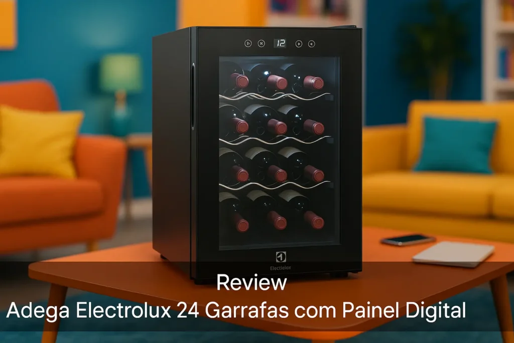 Adega Electrolux 24 Garrafas com Painel Digital: Design e Praticidade
