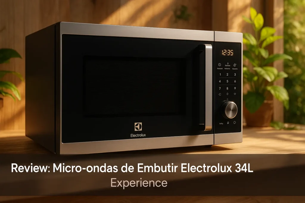 Micro-ondas de Embutir Electrolux 34L Experience: Funções Avançadas e Design Moderno