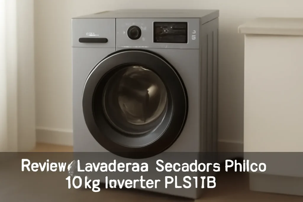 Lavadora e Secadora Philco 10kg Inverter PLS11B: Eficiência e Praticidade para Sua Casa