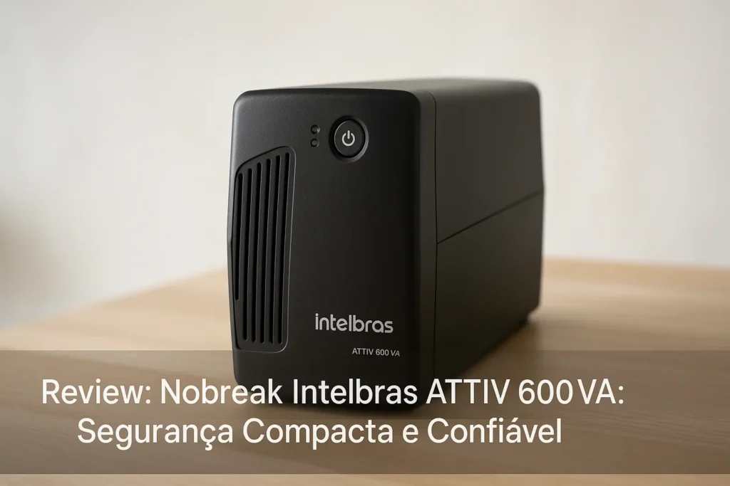 Nobreak Intelbras ATTIV 600VA: Segurança Compacta e Confiável