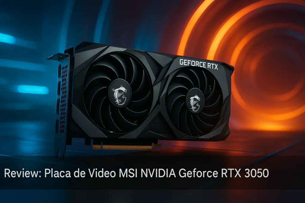 Placa de Vídeo MSI NVIDIA Geforce RTX 3050: Eficiência e Desempenho