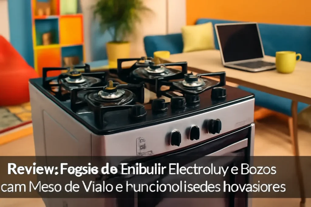 Fogão de Embutir Electrolux 4 Bocas com Mesa de Vidro e Funcionalidades Inovadoras