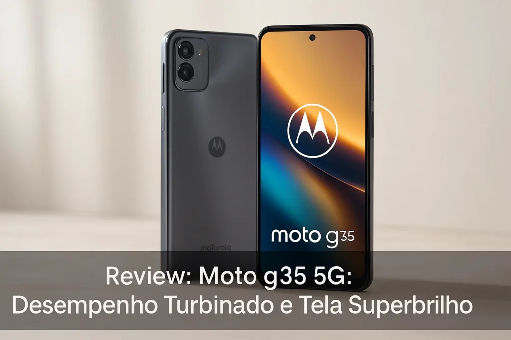 Moto g35 5G: Desempenho Turbinado e Tela Superbrilho