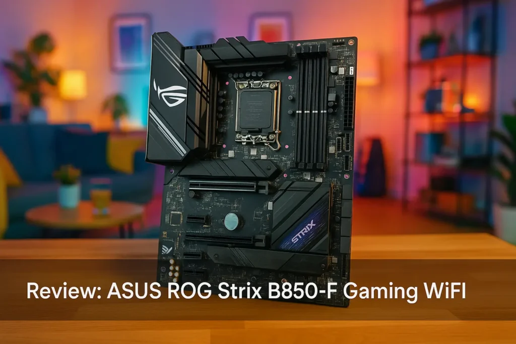 ASUS ROG Strix B850-F Gaming WiFi: potência extrema com WiFi 7 e DDR5
