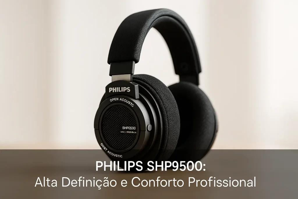 PHILIPS SHP9500: Alta Definição e Conforto Profissional