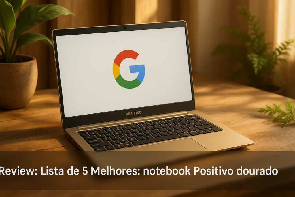 Lista de 5 Melhores: notebook Positivo dourado