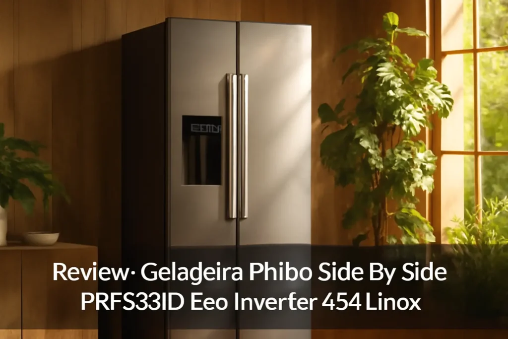 Geladeira Philco Side By Side PRF535ID Eco Inverter 434L Inox