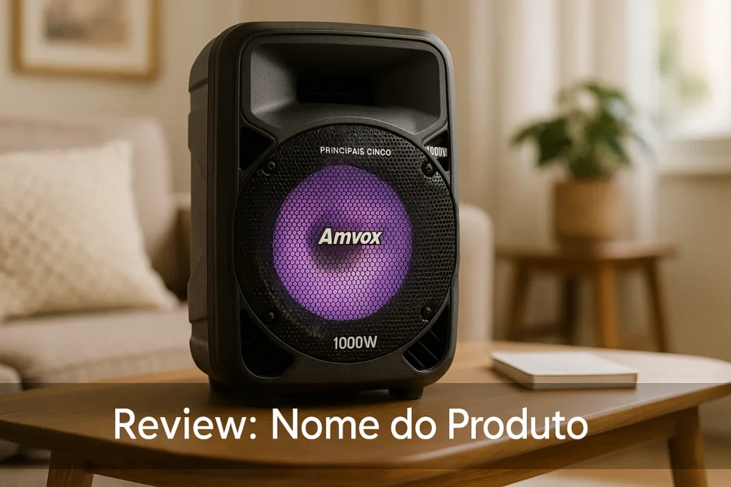 Principais Cinco caixa de som Amvox 1000w