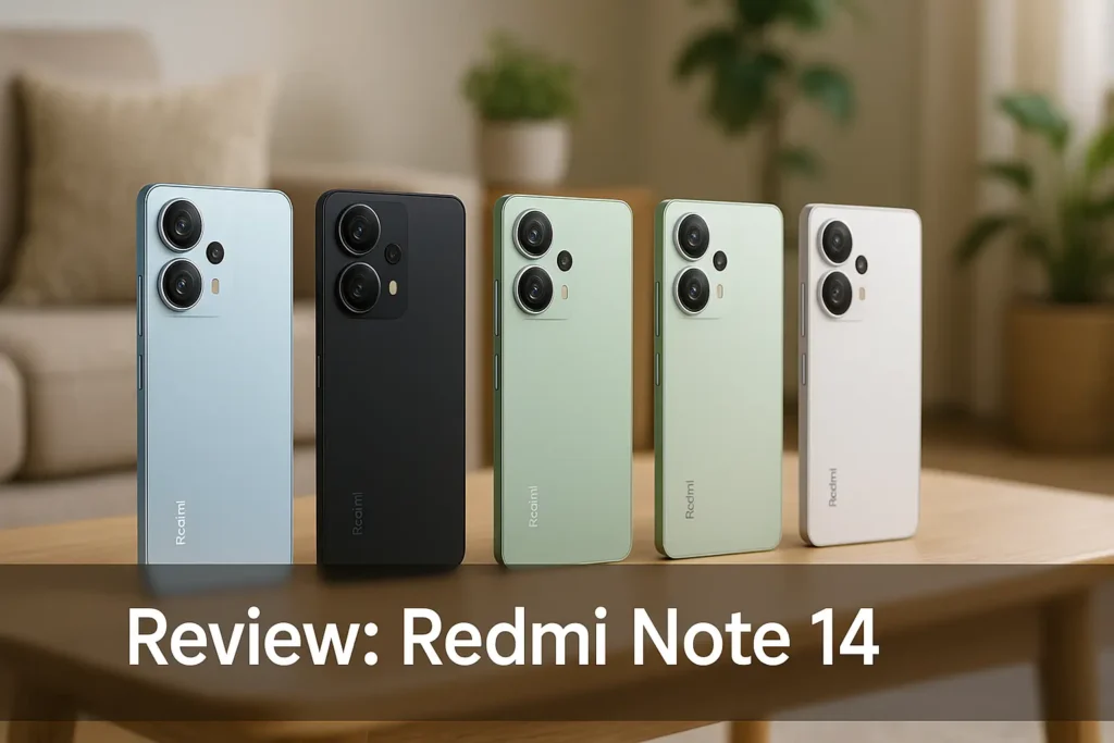 Cinco Principais Modelos de Redmi note 14 especificações