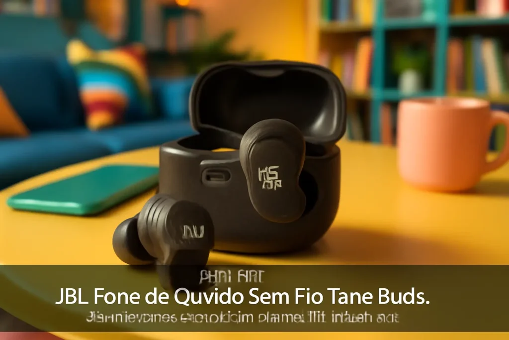 JBL Fone de Ouvido Sem Fio Tune Buds: Cancelamento de Ruído e Conexão Bluetooth 5.3