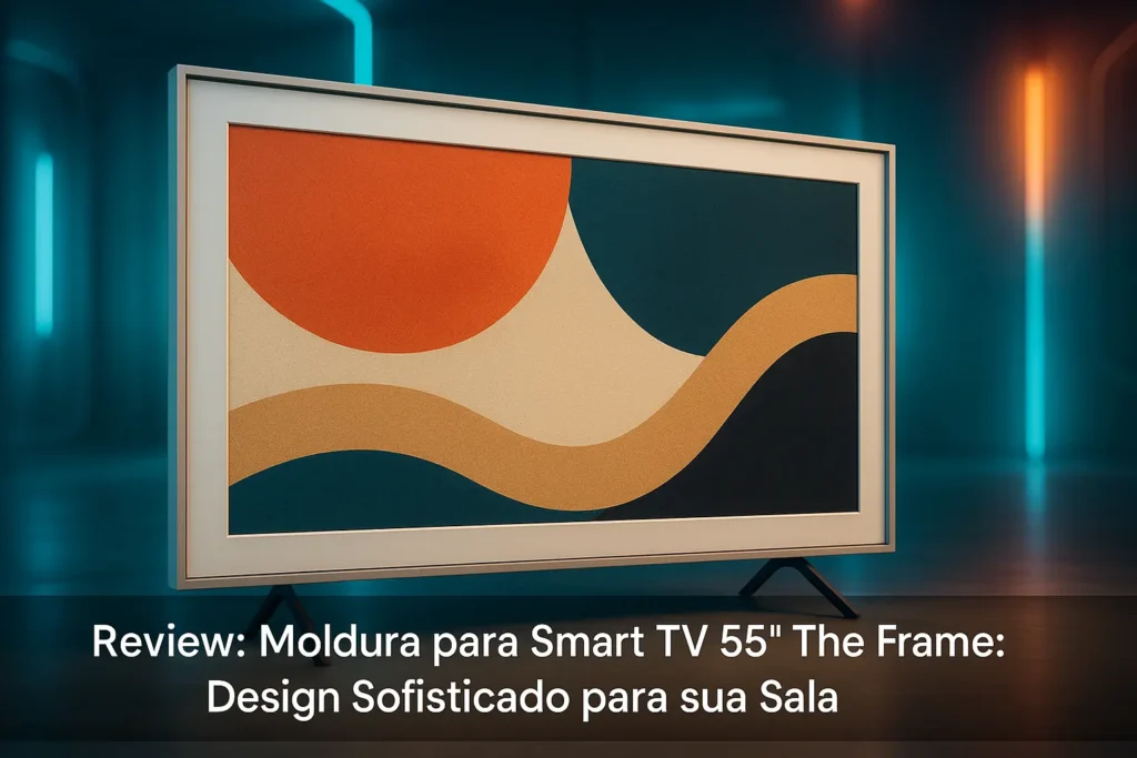 Moldura para Smart TV 55" The Frame: Design Sofisticado para sua Sala