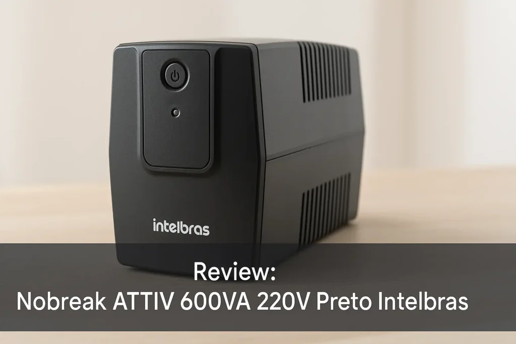 Nobreak ATTIV 600VA 220V Preto Intelbras: Proteção e Eficiência