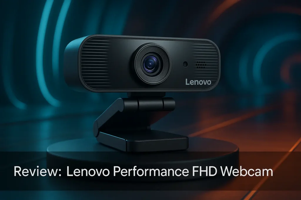 Lenovo Performance FHD Webcam: qualidade de imagem e áudio excepcionais