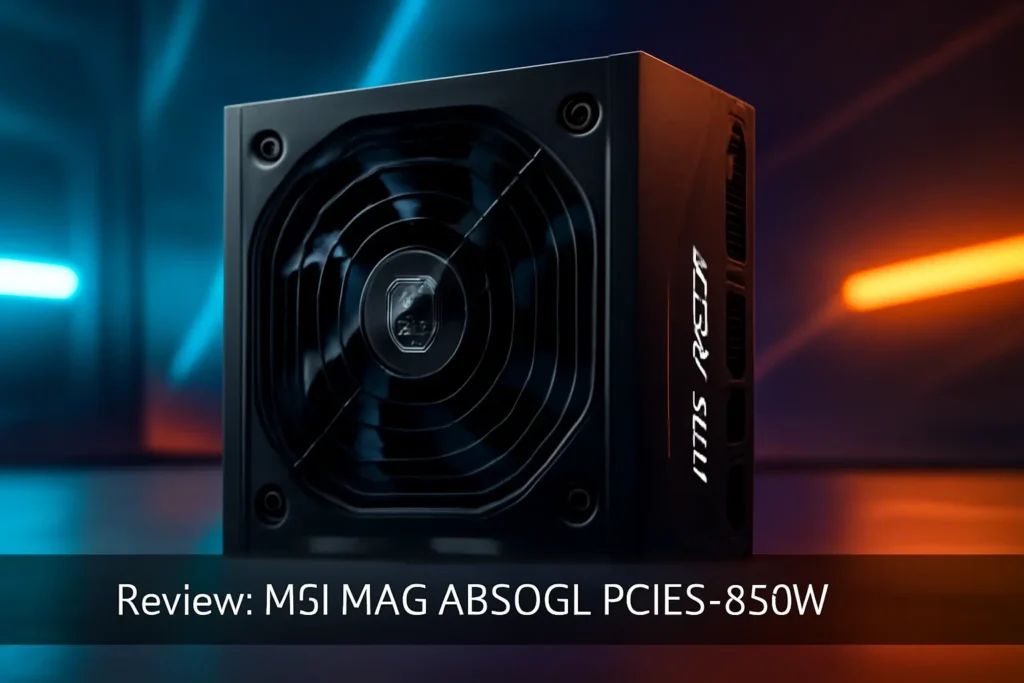 Fonte de Alimentação MSI MAG A850GL PCIE5-850W: Potência e Eficiência para Seu PC Gamer