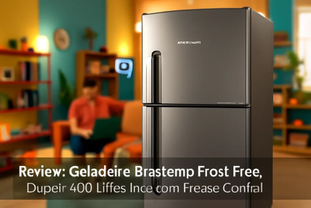 Geladeira Brastemp Frost Free Duplex 400 Litros Inox com Freeze Control