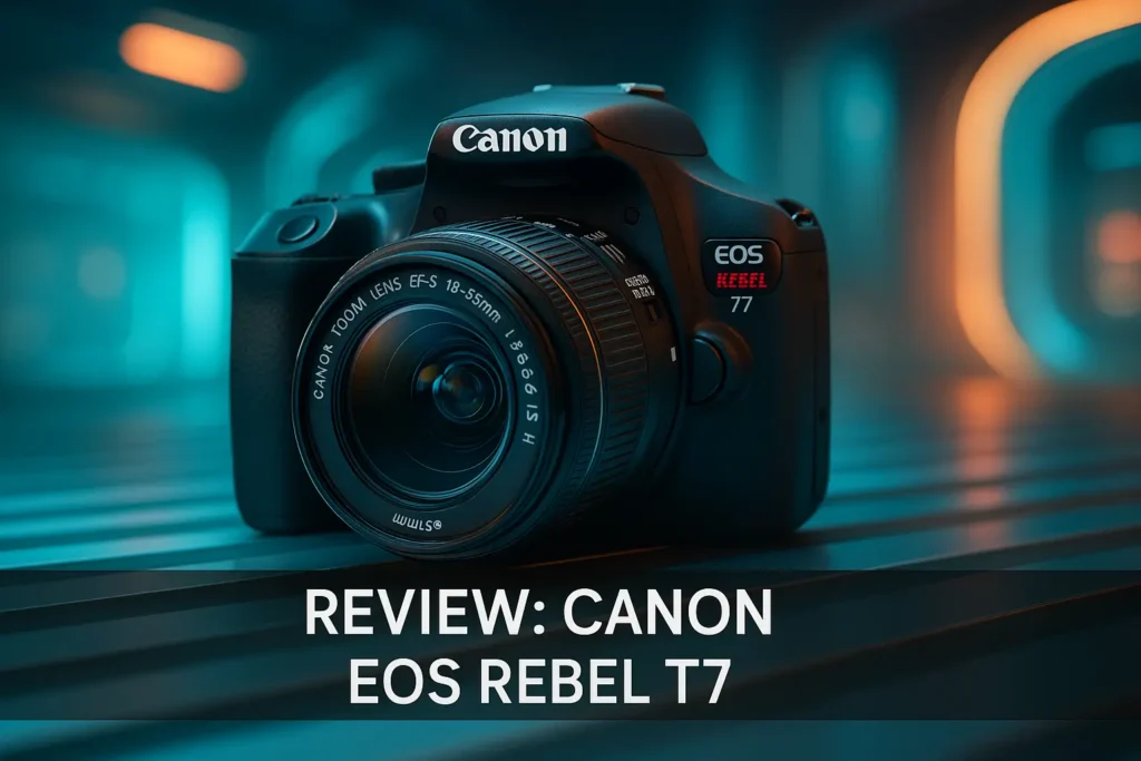 Canon EOS Rebel T7: qualidade profissional e fácil usabilidade