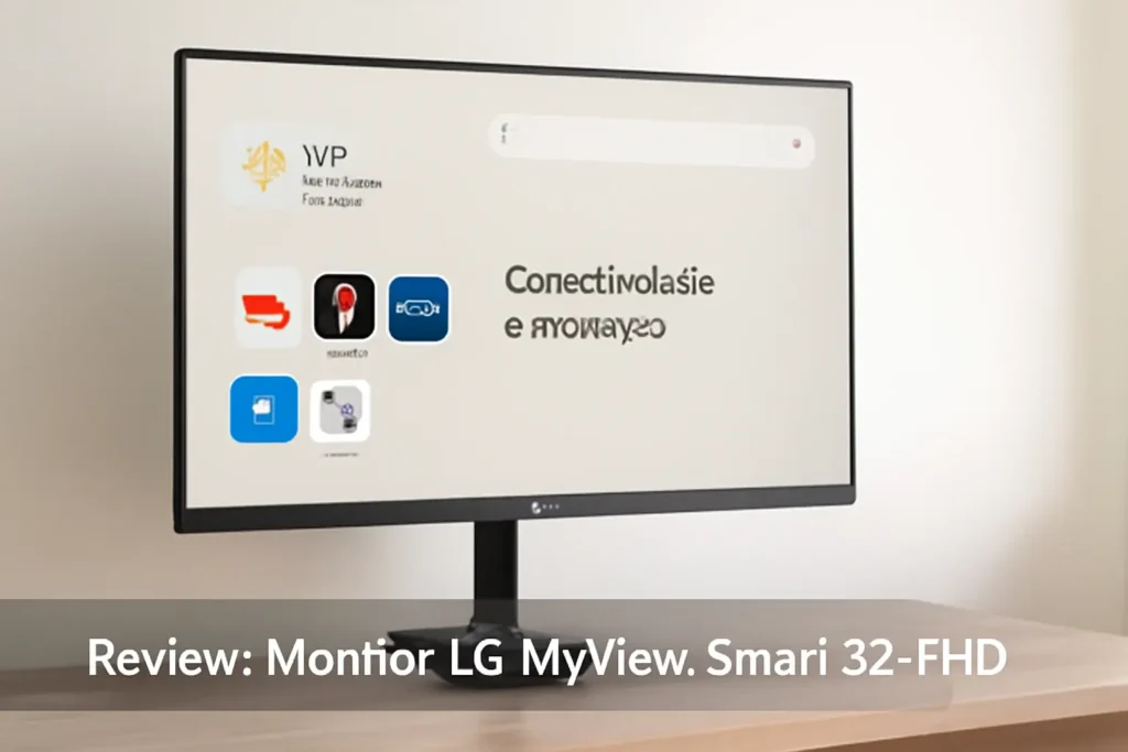 Monitor LG MyView Smart 32" FHD - Conectividade e Design Inovador