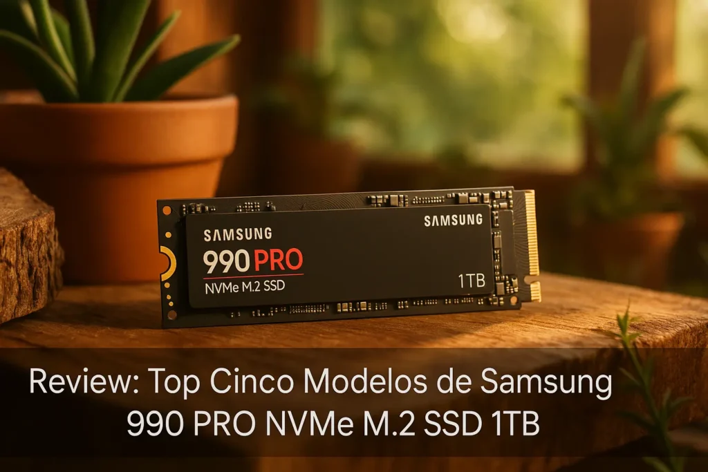 Top Cinco Modelos de Samsung 990 pro nvme m.2 SSD 1tb