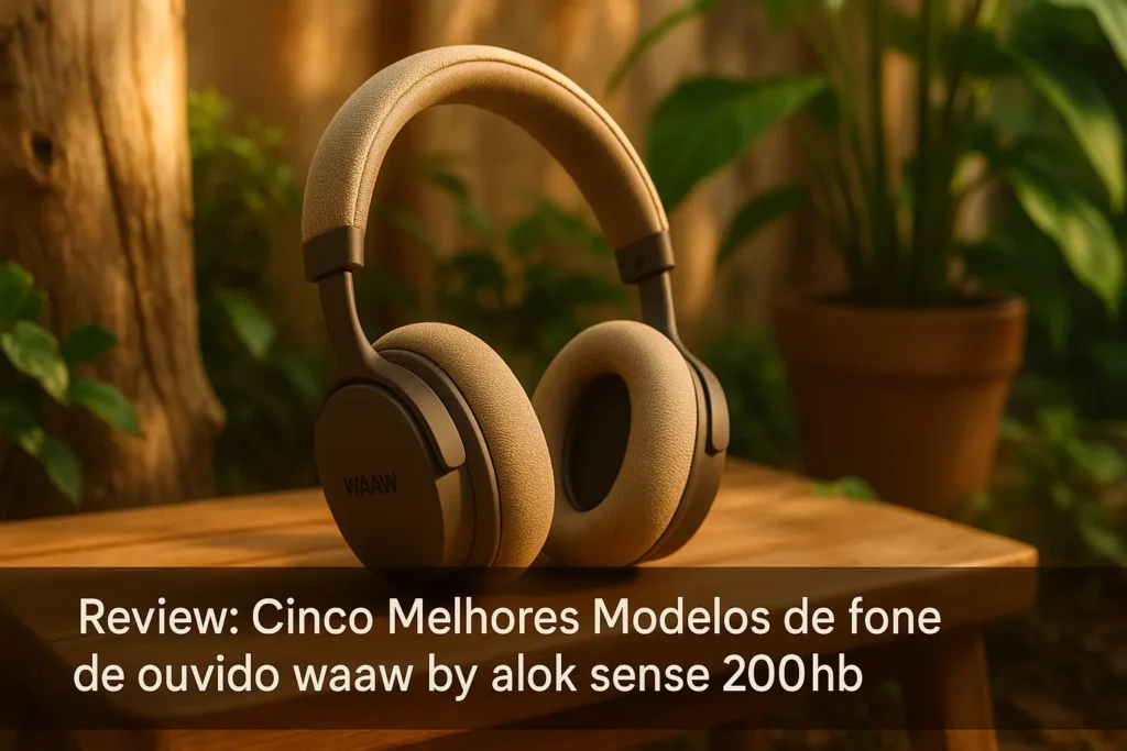 Cinco Melhores Modelos de fone de ouvido waaw by alok sense 200hb