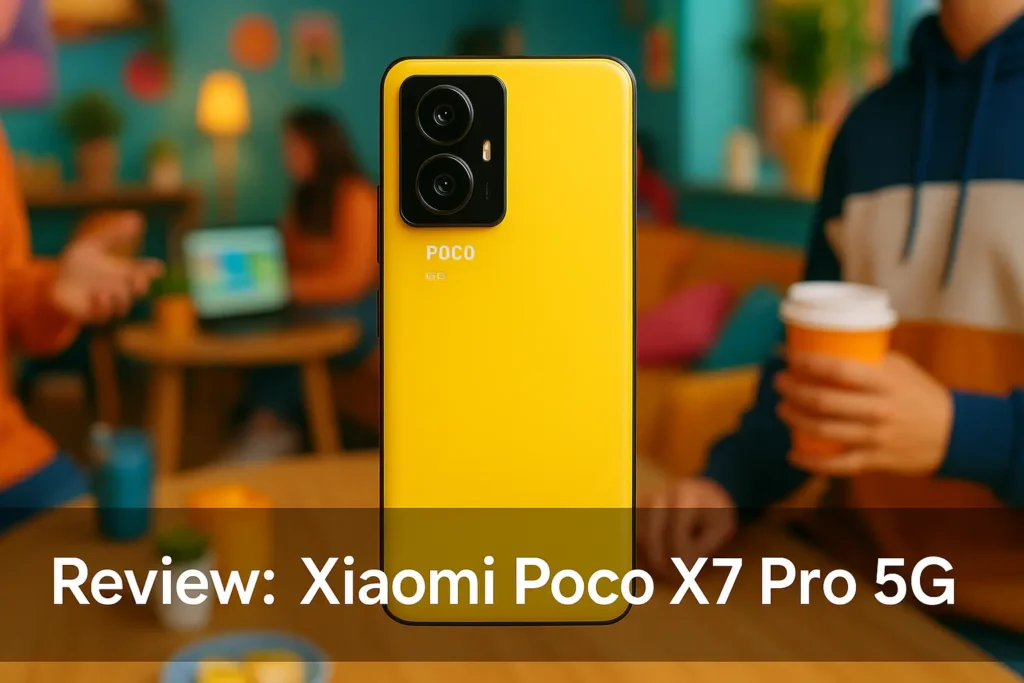 Smartphone Xiaomi Poco X7 Pro 5G NFC Yellow: 8GB RAM e 256GB ROM
