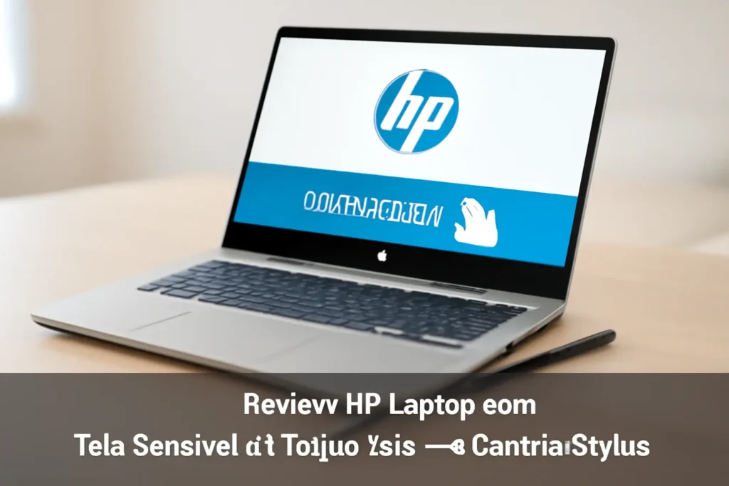 HP Laptop com Tela Sensível ao Toque 15,6" e Caneta Stylus | Desempenho e Portabilidade
