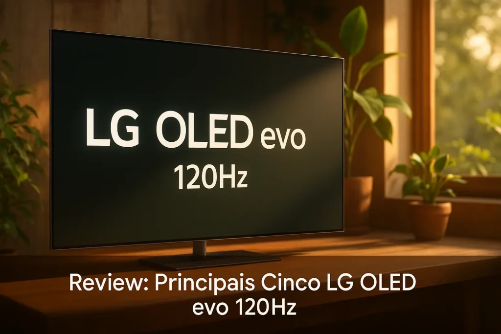 Principais Cinco LG OLED EVO 120hz
