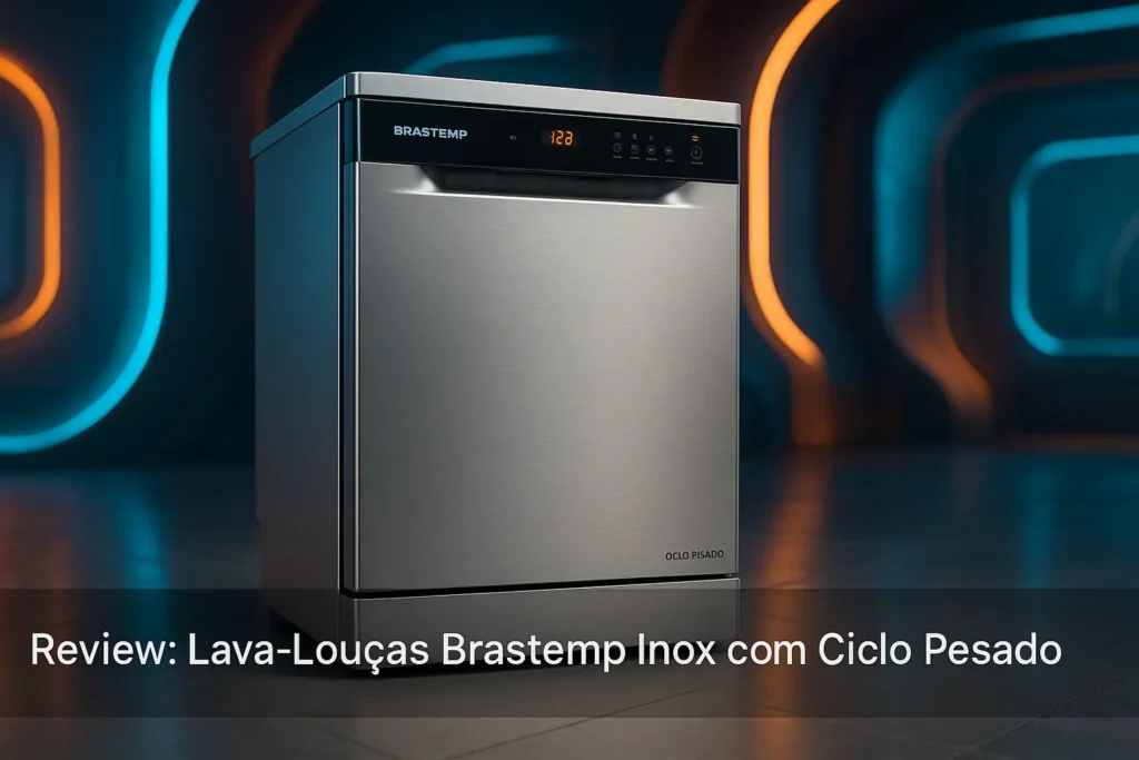 Lava-Louças Brastemp Inox com Ciclo Pesado: eficiência e praticidade em cada lavagem