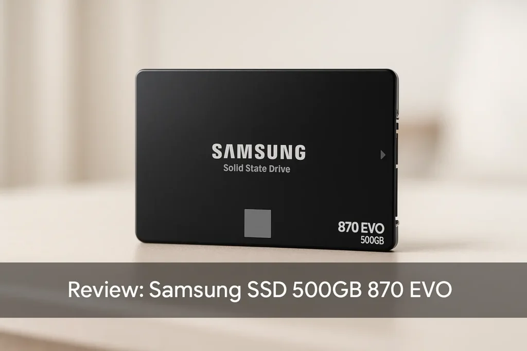 Samsung SSD 500GB 870 EVO: desempenho confiável para PCs e notebooks
